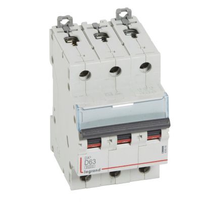 Wyłącznik Nadprądowy S 303 3P D63A 6kA DX3 408095 LEGRAND (408095)