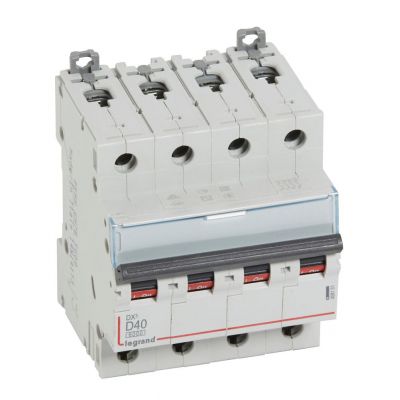 Wyłącznik Nadprądowy S 304 4P D40A 6kA DX3 408151 LEGRAND (408151)