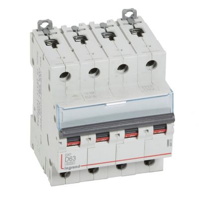 Wyłącznik Nadprądowy S 304 4P D63A 6kA DX3 408153 LEGRAND (408153)