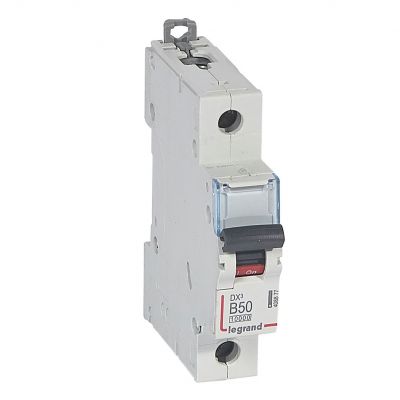 Wyłącznik Nadprądowy S 311 1P B50A 10000A DX3 408877 LEGRAND (408877)