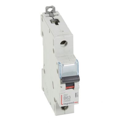Wyłącznik Nadprądowy S 311 1P B63A 10000A DX3 408878 LEGRAND (408878)
