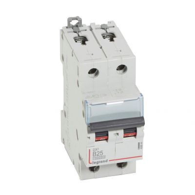 Wyłącznik Nadprądowy S 312 2P B25A 10000A DX3 408944 LEGRAND (408944)