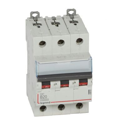 Wyłącznik Nadprądowy S 313 3P B20A 10000A DX3 408992 LEGRAND (408992)