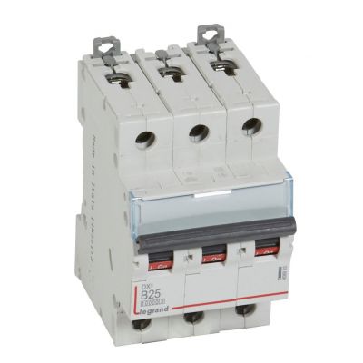 Wyłącznik Nadprądowy S 313 3P B25A 10000A DX3 408993 LEGRAND (408993)