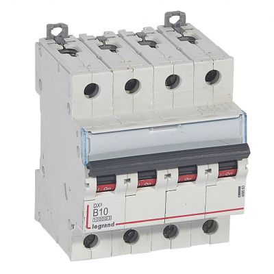Wyłącznik Nadprądowy S 314 4P B10A 10000A DX3 409063 LEGRAND (409063)