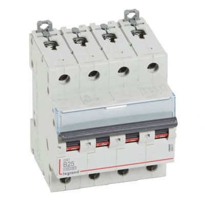 Wyłącznik Nadprądowy S 314 4P B25A 10000A DX3 409067 LEGRAND (409067)