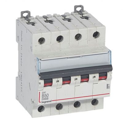 Wyłącznik Nadprądowy S 314 4P B50A 10000A DX3 409070 LEGRAND (409070)