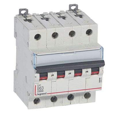Wyłącznik Nadprądowy S 314 4P B63A 10000A DX3 409071 LEGRAND (409071)