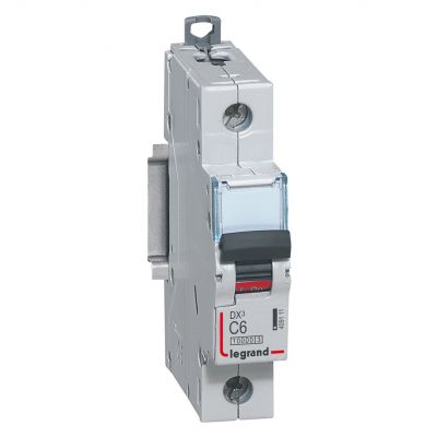 Wyłącznik Nadprądowy S 311 1P C6A 10000A DX3 409111 LEGRAND (409111)