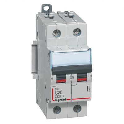 Wyłącznik Nadprądowy S 312 2P C20A 10000A DX3 409203 LEGRAND (409203)