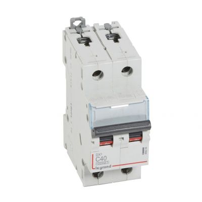Wyłącznik Nadprądowy S 312 2P C40A 10000A DX3 409206 LEGRAND (409206)