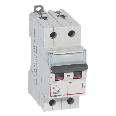 Wyłącznik Nadprądowy S 312 2P C50A 10000A DX3 409207 LEGRAND (409207)