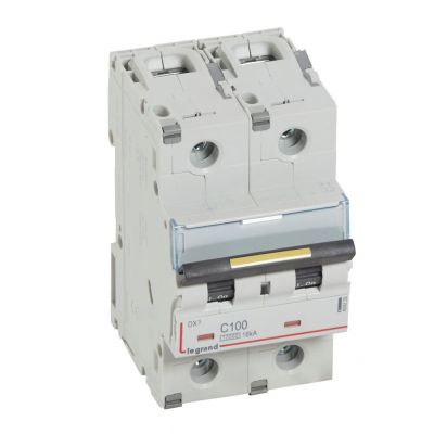 DX3 16 Ka Wyłącznik Dwubiegunowy 100A 409229 LEGRAND (409229)