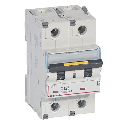 DX3 16 Ka Wyłącznik Dwubiegunowy 125A 409230 LEGRAND (409230)