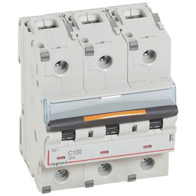Wyłącznik Nadprądowy S323 C100 3P 100A 25Ka DX3 409789 LEGRAND (409789)