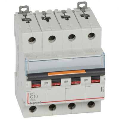 Wyłącznik Nadprądowy S324 C10 4P 10A 25Ka DX3 409793 LEGRAND (409793)