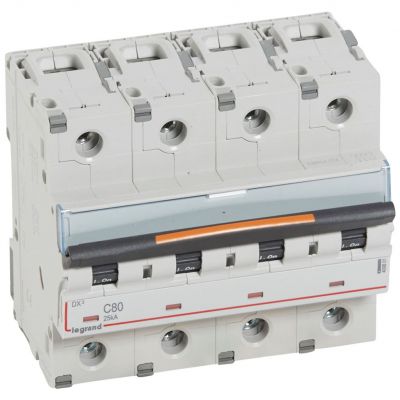 Wyłącznik Nadprądowy S324 C80 4P 80A 25Ka DX3 409801 LEGRAND (409801)