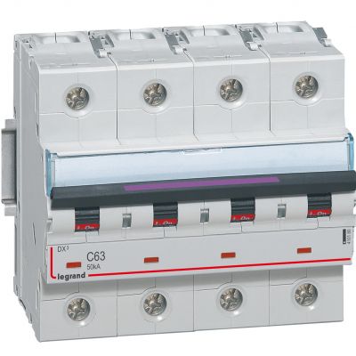 Wyłącznik Nadprądowy S324 C63 4P 63A 50Ka DX3 410180 LEGRAND (410180)