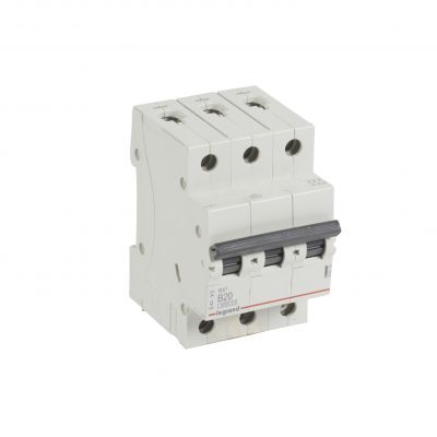 Wyłącznik Nadprądowy 3P B20A 6kA AC S303 RX3 419170 LEGRAND (419170)