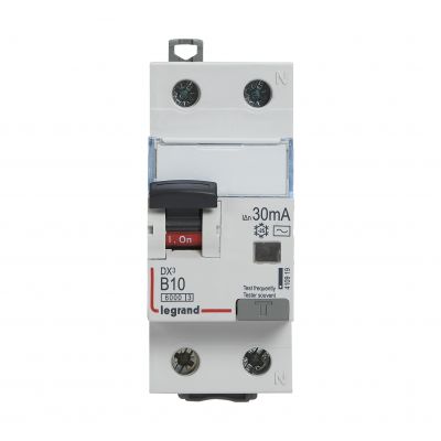 Wyłącznik Różnicowo-Nadprądowy 2P 10A B 0,03A Typ AC P312 DX3 410919 LEGRAND (410919)