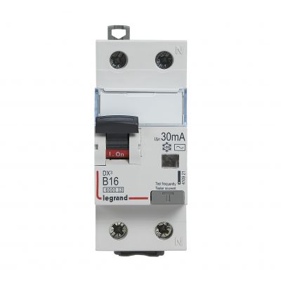 Wyłącznik Różnicowo-Nadprądowy 2P 16A B 0,03A Typ AC P312 DX3 410921 LEGRAND (410921)