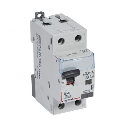 Wyłącznik Różnicowo-Nadprądowy 2P 25A B 0,03A Typ AC P312 DX3 410923 LEGRAND (410923)