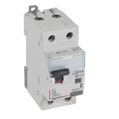 Wyłącznik Różnicowo-Nadprądowy 2P 6A C 0,03A Typ AC P312 DX3 411010 LEGRAND (411010)
