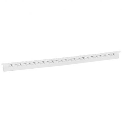 Oznacznik Przewodów Memocab Biały Litera /P/ /240Szt./ 037841 LEGRAND (037841)