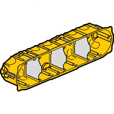 Batibox Puszka Poczwórna Przelotowa Do Karton-Gipsu 50 Mm 080054 LEGRAND (080054)