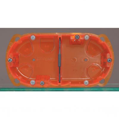 Batibox Puszka Podwójna Dostoswana Do Każdej Ściany 40 Mm 080102 LEGRAND (080102)