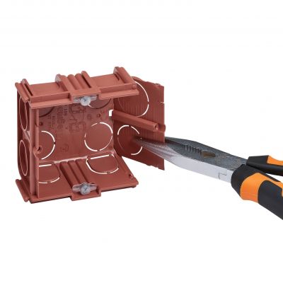 Batibox Puszka Pojedyncza - Ściany Murowane Do Łączenia W Puszki Wielokrotne 40 Mm 080141 LEGRAND (080141)