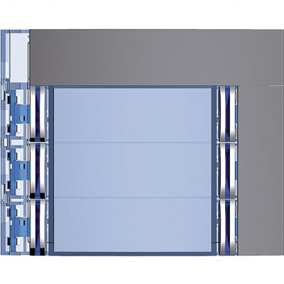 Sfera: Plakietka Modułu Z 2x4 Przyciskami - 2x3 Przyciski - Stalowoszara 352163 LEGRAND (352163)