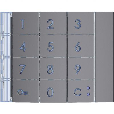 Sfera: Plakietka Modułu Klawiatury - Stalowoszara 353003 LEGRAND (353003)