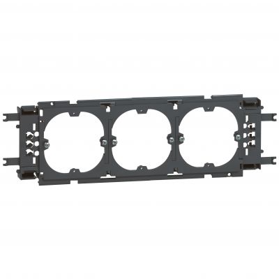 Uchwyt Do Montażu Osprzętu Dlp 3 Mechanizmy 60Mm Pokrywa 85Mm Aluminiowy /5 Szt./ 011169 LEGRAND (011169)
