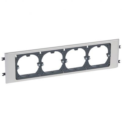 Uchwyt Osprzęt Fi 60 4 Mechanizmy Pokrywa 85Mm Dlp Alu 011170 LEGRAND (011170)