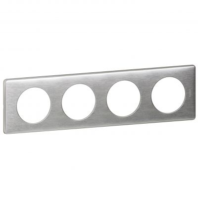 Celiane Ramka Aluminium Poczwórna Pozioma/Pionowa 068924 LEGRAND (068924)