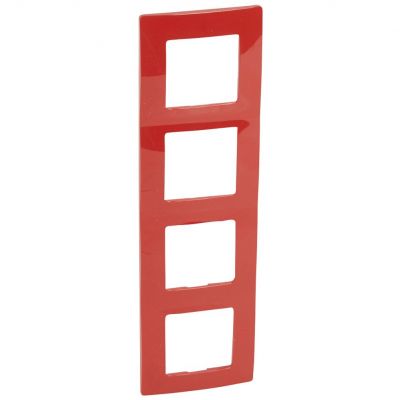 Niloe Ramka Czterokrotna Czerwona 665024 LEGRAND (665024)