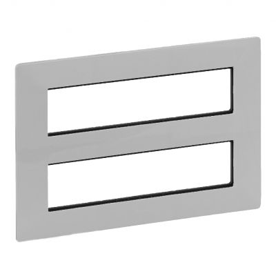 Valena Life Uchwyt Montażowy Z Ramką 4x2 Moduły Aluminium 752346 LEGRAND (752346)