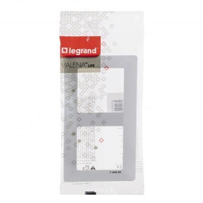 Valena Life Ramka Podwójna 2-Krotna Biała 754002 LEGRAND (754002)
