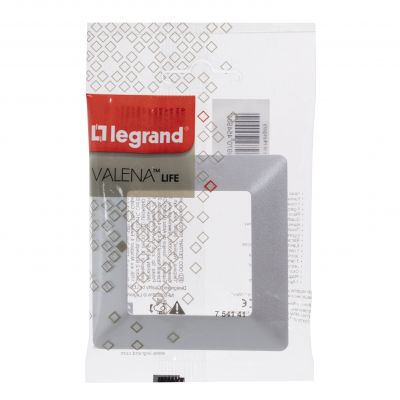 Valif:Ramka x1 Perłowy 754141 LEGRAND (754141)