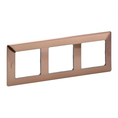 Valif:Ramka x3 Miedziany 754163 LEGRAND (754163)