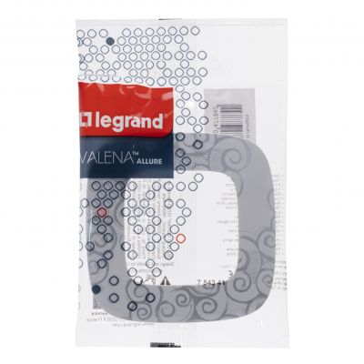 Valena Allure Ramka Pojedyncza Arabeska Chrom 754341 LEGRAND (754341)