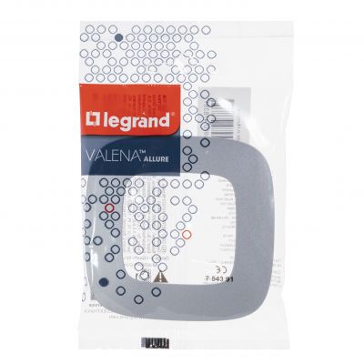 Valena Allure Ramka Pojedyncza Aluminium 754391 LEGRAND (754391)