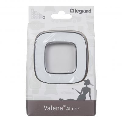 Valena Allure Ramka Pojedyncza Lustro Białe 754421 LEGRAND (754421)
