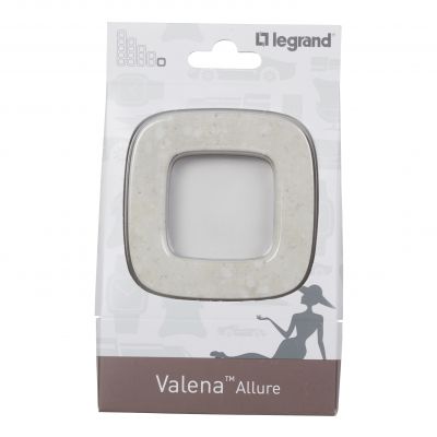 Valena Allure Ramka Pojedyncza Marmur Pałacowy 755521 LEGRAND (755521)