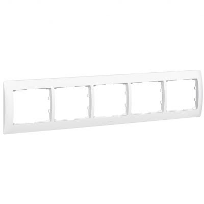 Sistena Life Ramka Arctic Pięciokrotna Pozioma 771005 LEGRAND (771005)