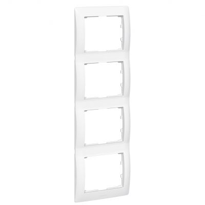 Sistena Life Ramka Arctic Poczwórna Pionowa 771008 LEGRAND (771008)