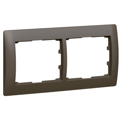 Sistena Life Ramka Choco Podwójna Pozioma 771202 LEGRAND (771202)