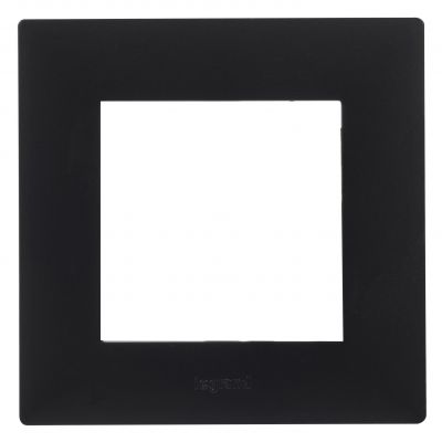 Niloe Step Ramka Pojedyncza 1X- Kolor Czarny 863591 LEGRAND (863591)