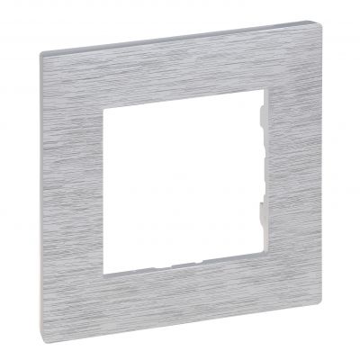Niloe Step Ramka Pojedyncza 1X Kolor Aluminium Szczotkowane 863891 LEGRAND (863891)